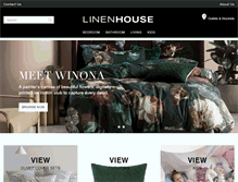 Tablet Screenshot of linenhouse.co.nz